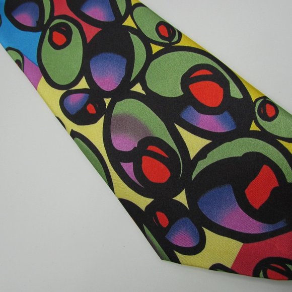 Samuel Broome The Studio Collection olive tie - Picture 2 of 7
